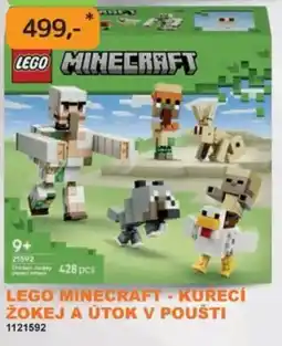 Dráčik lego minecraft - kuřecí žokej a útok v poušti nabídka