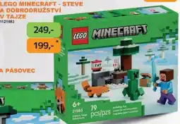 Dráčik lego minecraft steve a dobrodružství v tajze nabídka