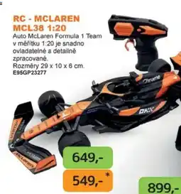 Dráčik RC - McLaren MCL38 1:20 nabídka