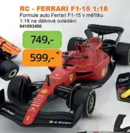 Dráčik Ferrari F1-15 1:18 nabídka