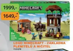 Dráčik Lego minecraft - základna plenitelů a ničitel nabídka