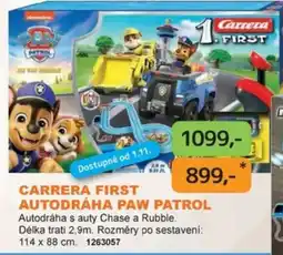 Dráčik Carrera First Autodráha Paw Patrol nabídka