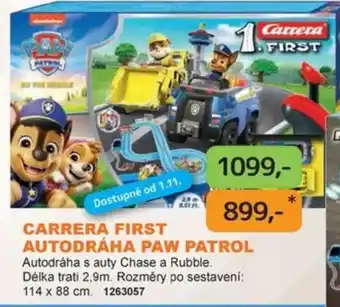 Carrera First Autodráha Paw Patrol