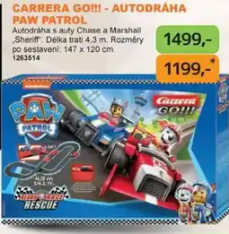Dráčik Carrera Go!!! - Autodráha Paw Patrol nabídka