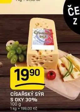 Flop CÍSAŘSKÝ SÝR S OKY 30% nabídka