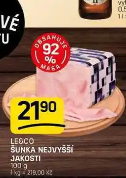 Flop ŠUNKA NEJVYŠŠÍ JAKOSTI nabídka