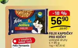 Flop FELIX KAPSIČKY PRO KOČKY vybrané druhy 4 × nabídka