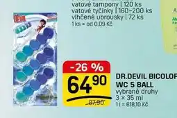 Flop DR.DEVIL BICOLOR WC 5 BALL vybrané druhy nabídka