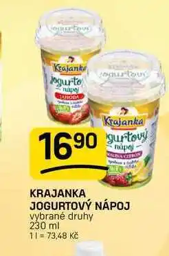 Flop KRAJANKA JOGURTOVÝ NÁPOJ vybrané druhy nabídka