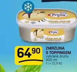 Flop ZMRZLINA S TOPPINGEM vybrané druhy nabídka