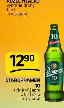 Flop STAROPRAMEN 10 světě výčepní 0,5|l nabídka