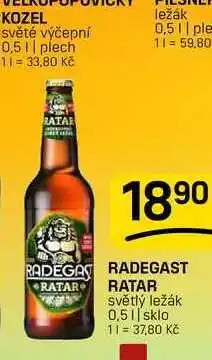 Flop RADEGAST RATAR RATAR světlý ležák nabídka