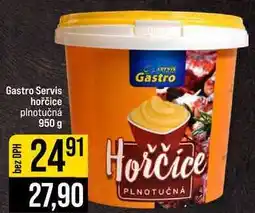 Jip Gastro Servis hořčice plnotučná nabídka
