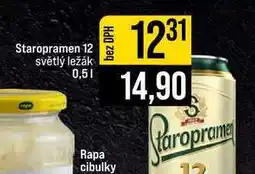 Jip Staropramen 12 světlý ležák nabídka