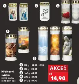 Kaufland Hřbitovní svíčka nabídka