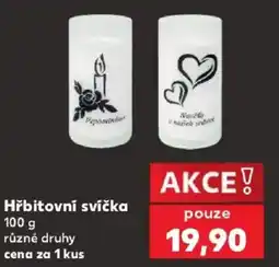 Kaufland Hřbitovní svíčka nabídka