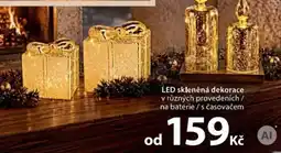 NKD Led skleněná dekorace nabídka