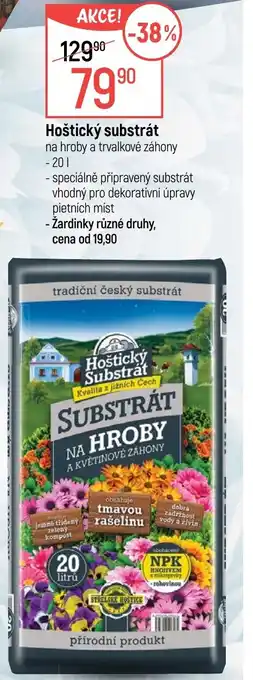 Hošticky Substrát substrát na hroby a květinové záhony