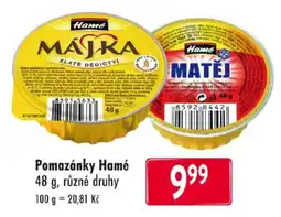 Qanto Hamé pomazánky nabídka