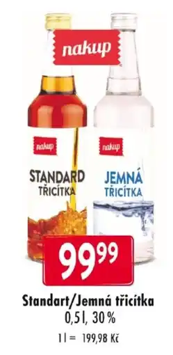 Qanto nakup standard třicítka / nakup jemná třicítka nabídka