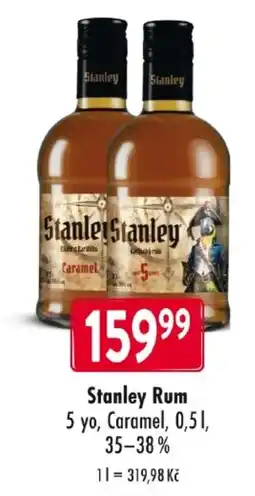 Qanto Stanley Rum 5 yo, Caramel nabídka