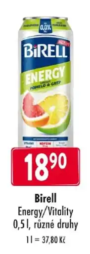 Qanto Birell Energy/Vitality nabídka