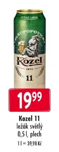 Qanto Kozel 11 ležák světlý nabídka
