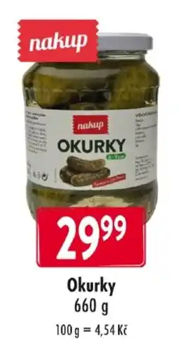 Qanto nakup okurky nabídka