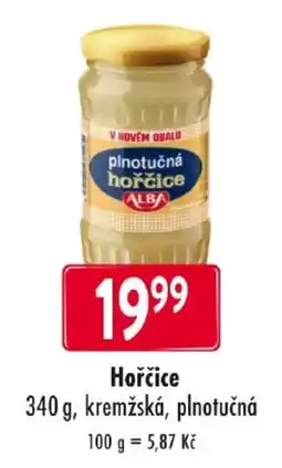 Qanto Alba plnotučná hořčice nabídka