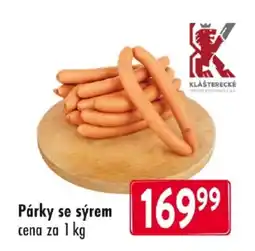 Qanto Kláštereccké Párky se sýrem nabídka