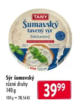 Qanto Tany šumavský tavený sýr smetanový nabídka