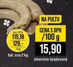 Jip Jaternice špejlovaná nabídka