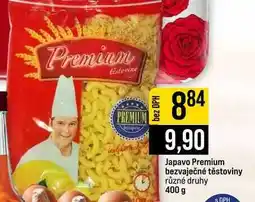 Jip Japavo Premium bezvaječné těstoviny různé druhy nabídka