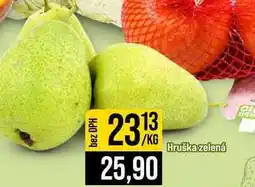 Jip Hruška zelená nabídka