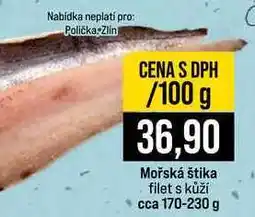 Jip Mořská štika filet s kůží cca 170-230 g 100g nabídka