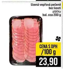 Jip Uzená vepřová pečeně bez kosti plátky bal. cca 200 g 100g nabídka