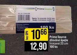 Jip Prime Source dřevěné špejle hrocené 20 cm 100 ks nabídka