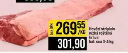 Jip Hovězí striploin nízká roštěná kráva bal. cca 3-4 kg 1kg nabídka