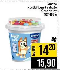 Jip Danone Kostíci jogurt s dražé různé druhy nabídka
