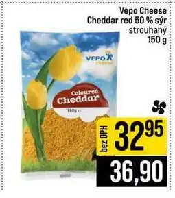 Jip Vepo Cheese Cheddar red 50% sýr strouhaný nabídka