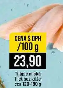 Jip Tilápie nilská filet bez kůže cca 120-180 g 100g nabídka