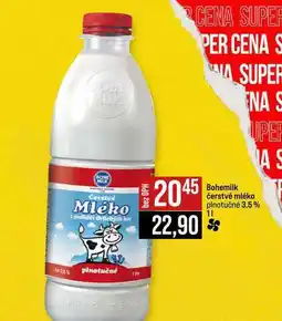 Jip Bohemilk čerstvé mléko plnotučné 3,5% nabídka