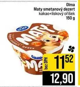 Jip Olma Maty smetanový dezert kakao+lískový oříšek 150 g nabídka