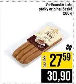 Jip Vodňanské kuře párky original české nabídka
