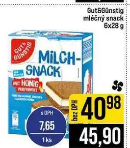 Jip Gut&Günstig mléčný snack nabídka