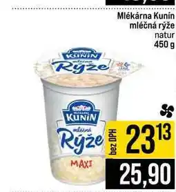 Jip Mlékárna Kunín mléčná rýže natur nabídka
