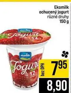Jip Ekomilk ochucený jogurt různé druhy nabídka