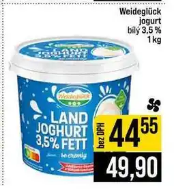 Jip Weideglück jogurt bílý 3,5% nabídka