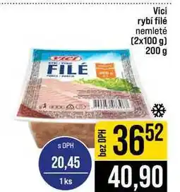 Jip Vici rybí filé nemleté (2x100 g) 200 g nabídka