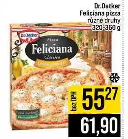 Jip Dr.Oetker Feliciana pizza různé druhy nabídka